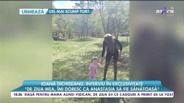 Ioana Dichiseanu, interviu &icirc;n exclusivitate: &rdquo;După ce a &icirc;mplinit Anastasia un an, mama a scris o strofă pe oglindă&rdquo;