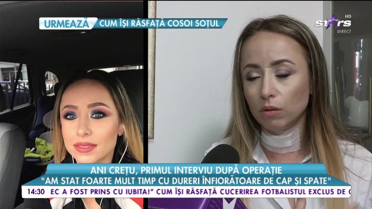Ani Crețu, primul interviu după operație: &rdquo;Este pentru prima dată c&acirc;nd mă opresc din tumultul vieții mele&rdquo;