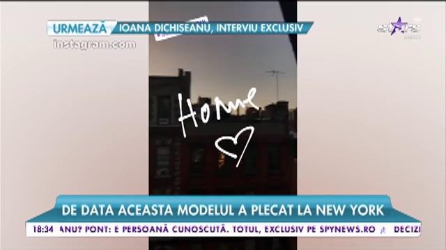 Alice Peneacă &icirc;mbină utilul cu plăcutul, de data aceasta modelul a plecat la New York