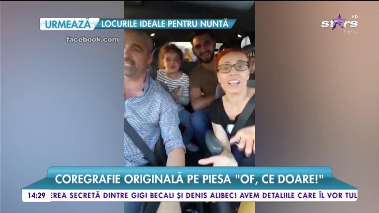 Aurelian Temișan se distrează de minune cu familia. Show &icirc;n mașină alături de cei dragi