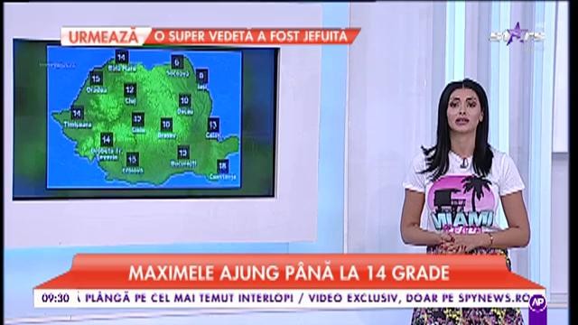 Vremea se schimbă radical. Maximele ajung p&acirc;nă la 14&deg;C