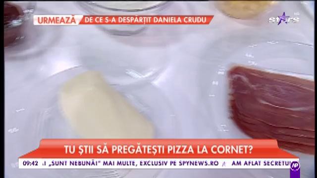 Chef Ralu ne pregătește &bdquo;Pizza la cornet&rdquo;