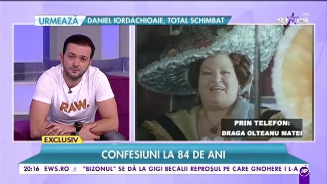 La mulți ani, Draga Olteanu Matei!: &rdquo;Vă mulțumesc că v-ați g&acirc;ndit la mine c&acirc;t &icirc;ncă mai sunt &icirc;n viață&rdquo;