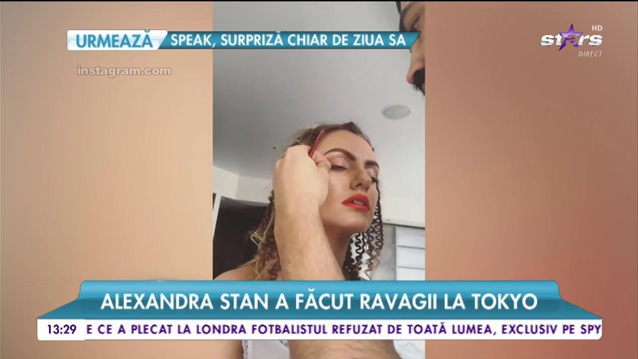 Alexandra Stan a făcut ravagii la Tokyo. Artista a participat la un festival de film important