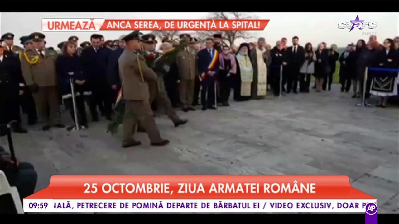 25 Octombrie, ziua Armatei Rom&acirc;ne. Ceremonii militare și depuneri de coroane, &icirc;n toată țara