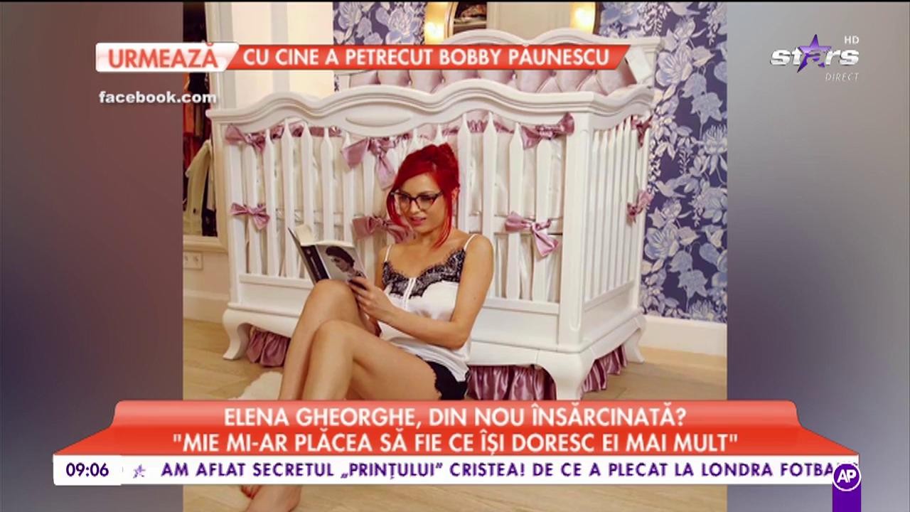 Elena Gheorghe, din nou &icirc;nsărcinată?