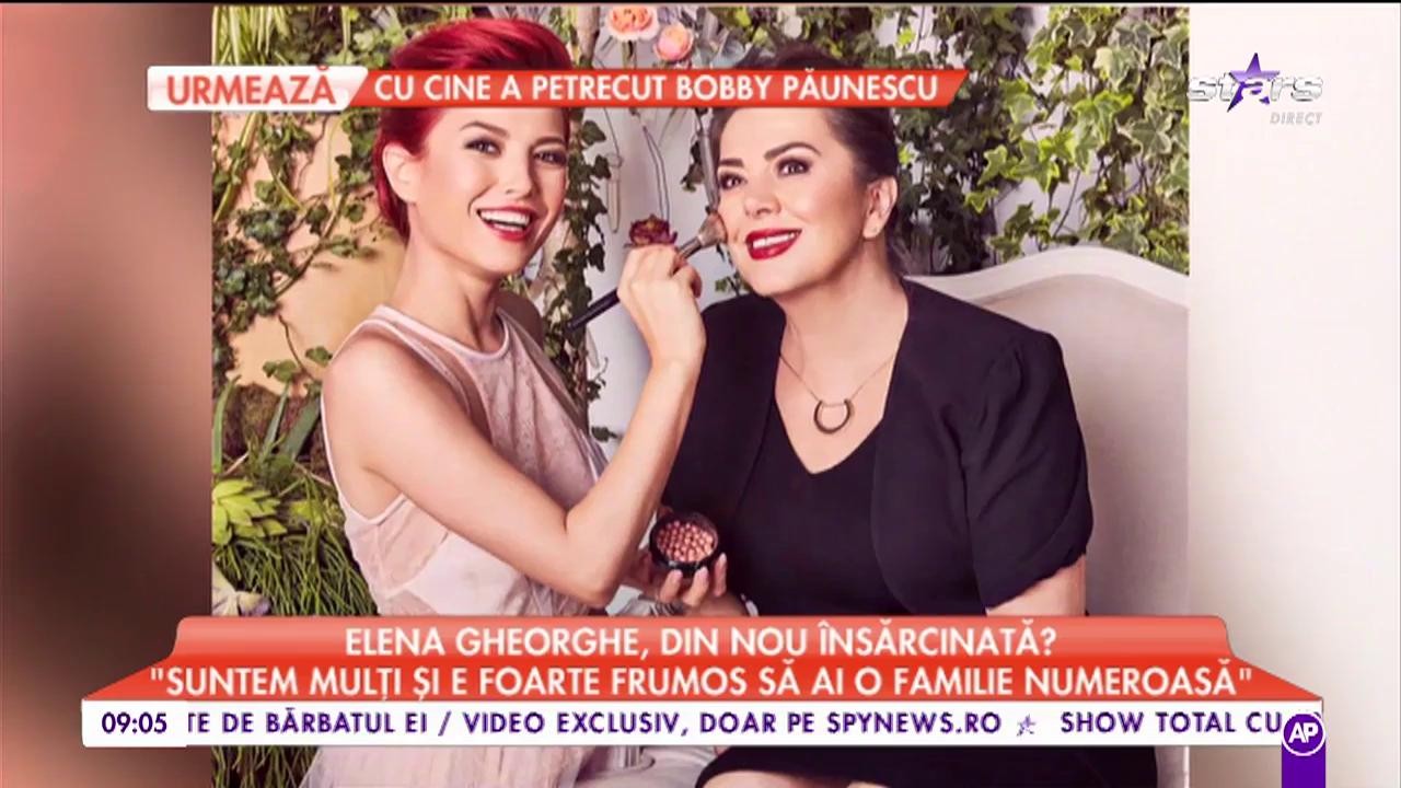 Elena Gheorghe, din nou &icirc;nsărcinată? &bdquo;Suntem mulți și e foarte frumos să ai o familie numeroasă&rdquo;