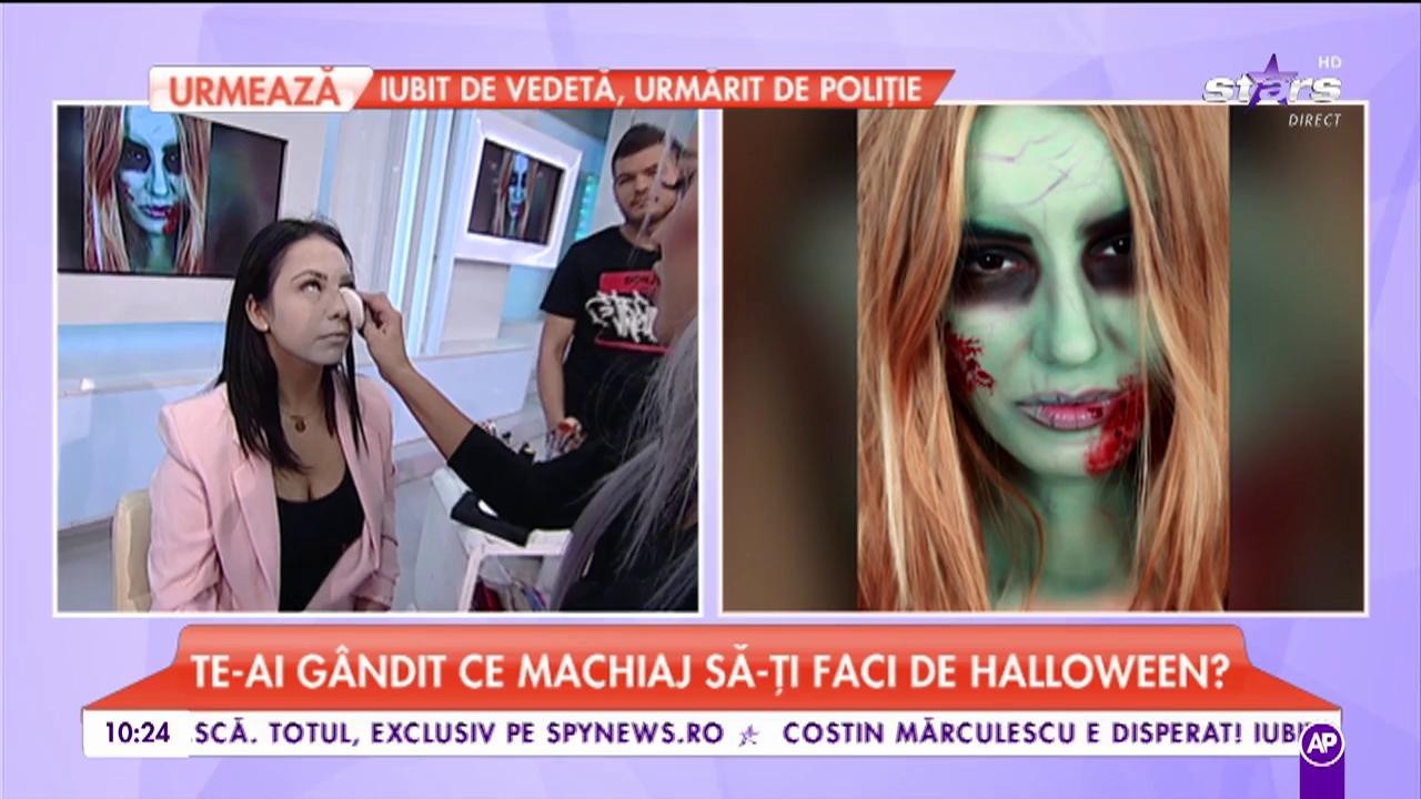 Te-ai g&acirc;ndit la ce machiaj să-ţi faci de Halloween?