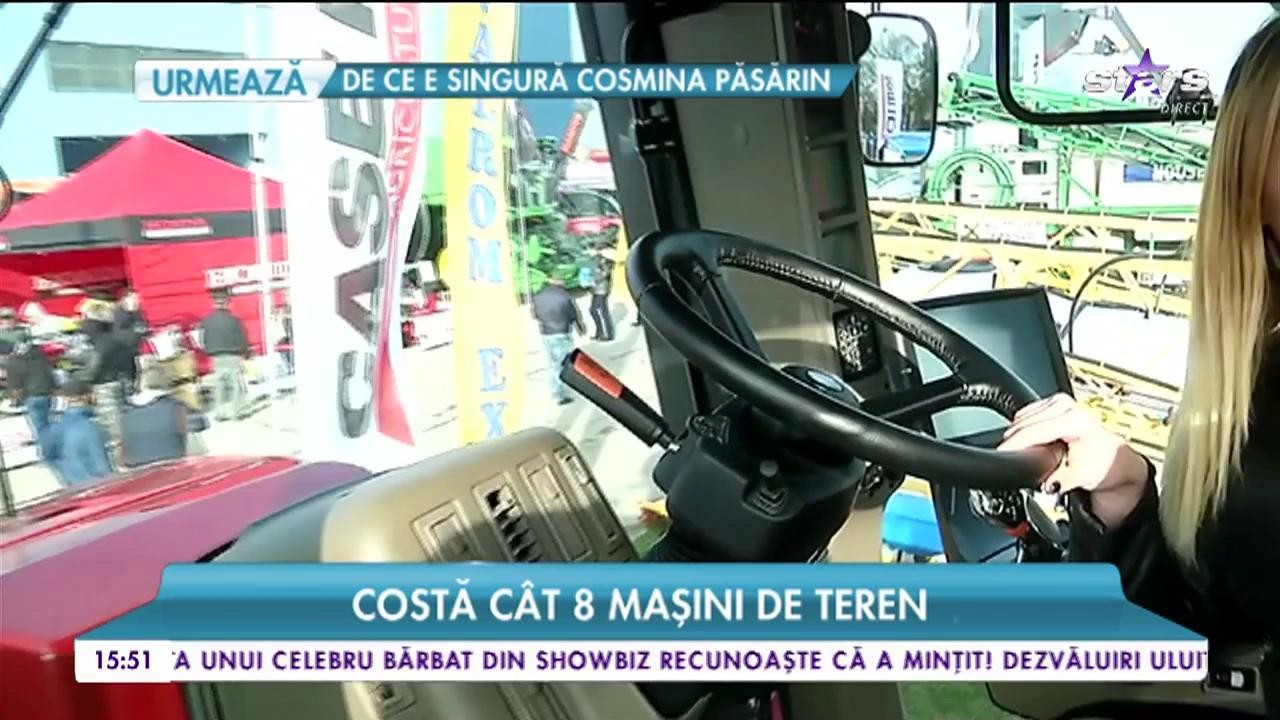 Tractor c&acirc;t un penthouse de lux &icirc;n București. Doar senilele sunt c&acirc;t un om