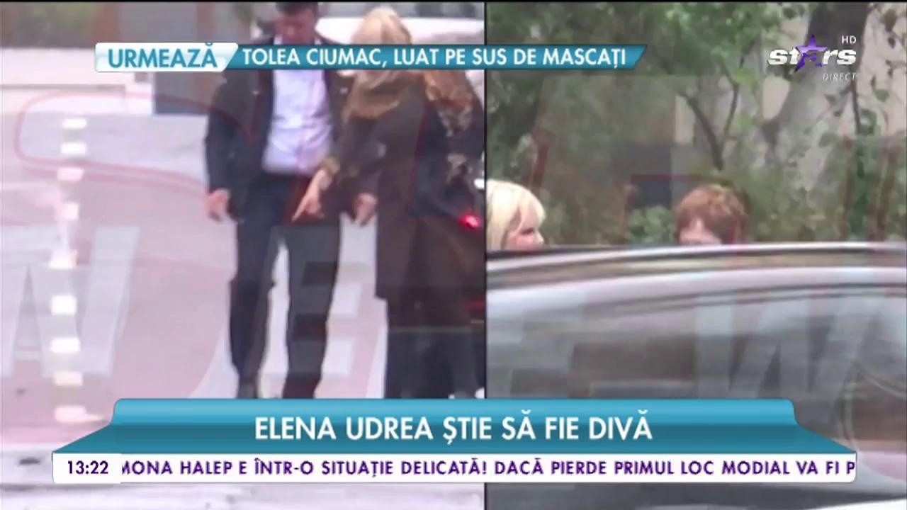 Elena Udrea știe să fie divă. A fost condusă la doctor de șofer și o amică