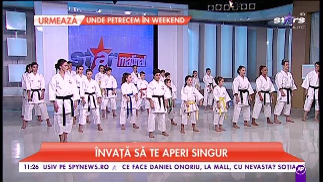 Medaliaţii cu aur au făcut o demonstraţie de karate &icirc;n platoul de la Star Matinal!