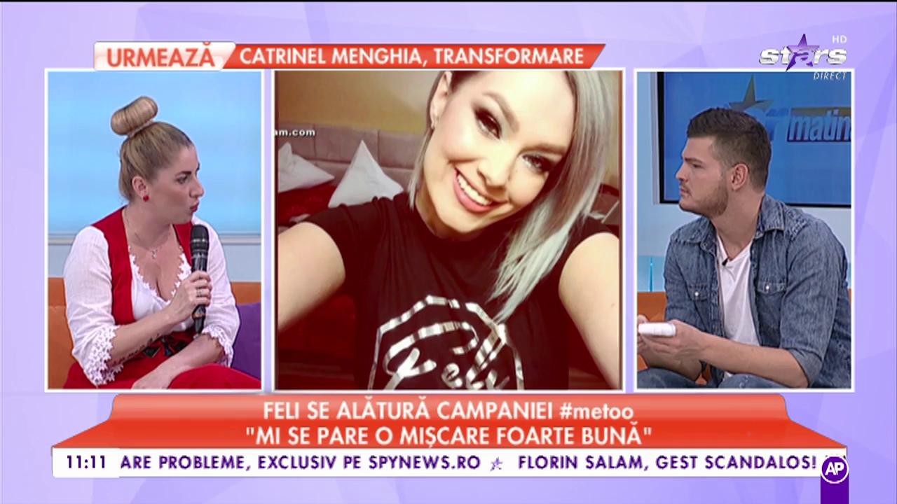 Feli Donose se alătură campaniei #metoo "Există bărbaţi care sunt &icirc;n locul femeilor"