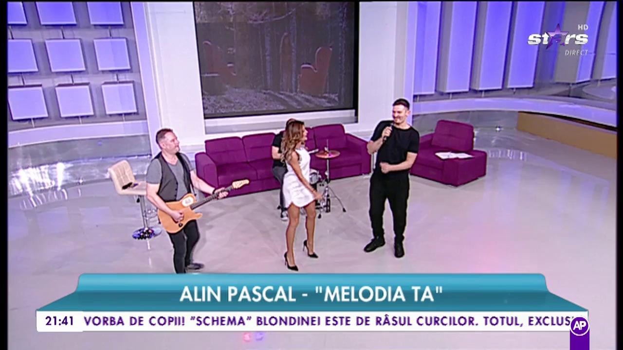 C&acirc;știgatorul &rdquo;Te cunosc de undeva&rdquo;, Alin Pascal, interpretează piesa &rdquo;Melodia ta&rdquo;