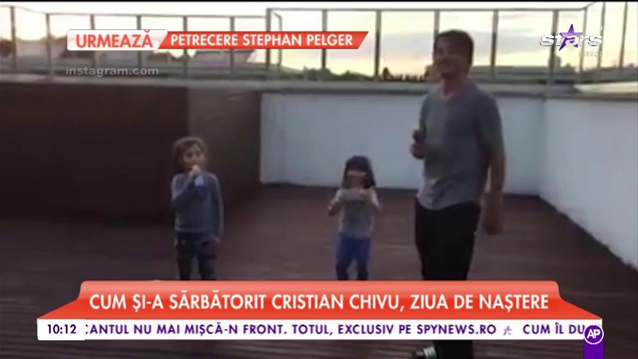 Fostul căpitan al echipei naționale, Cristian Chivu, și-a sărbătorit ziua de naștere &icirc;n familie