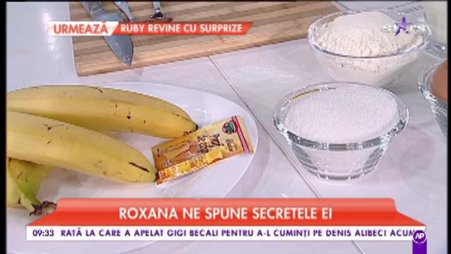 Chef Roxi ne &icirc;ndulceşte cu o &bdquo;Prăjitură cu banane caramelizate&rdquo;