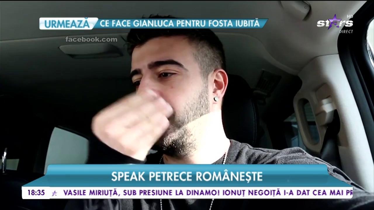 Speak petrece rom&acirc;nește. Și-a dus iubita la film