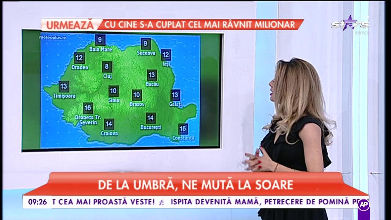 Toamna este capricioasă. Maximele ajung p&acirc;nă la 16&deg;C