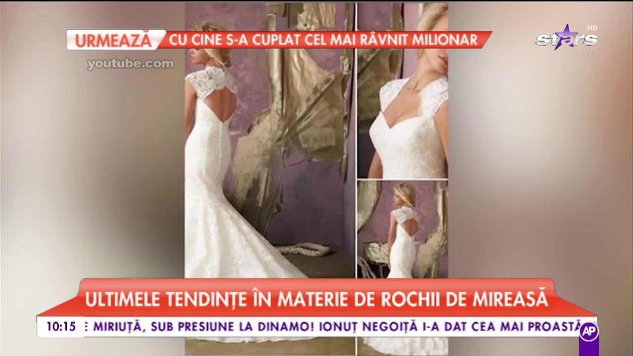 Ultimele tendințe &icirc;n materie de rochii de miresă