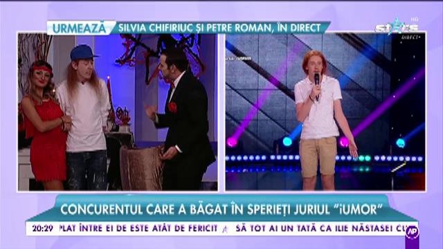 &bdquo;Isus&rdquo; de la &bdquo;iUMOR&rdquo;, &icirc;n platoul Răi da buni: &bdquo;Un om, indiferent c&acirc;t e de frumos, c&acirc;nd z&acirc;mbește e și mai frumos&rdquo;