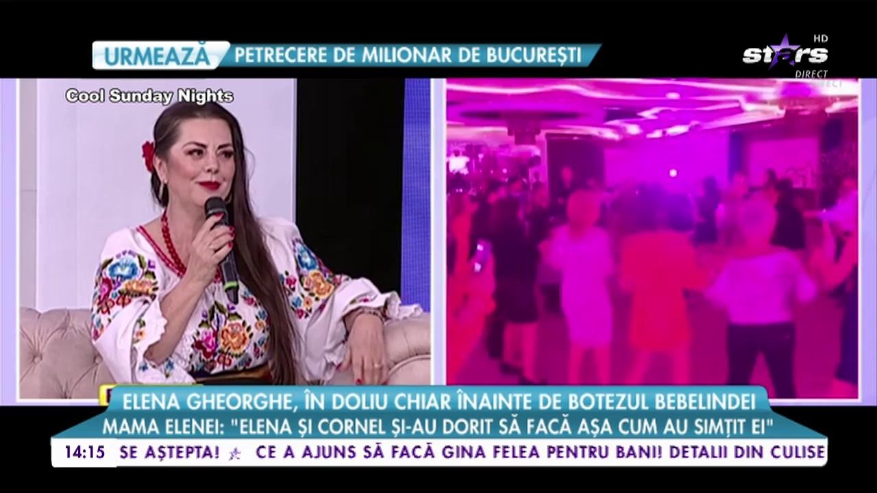 Elena Gheorghe, &icirc;n doliu chiar &icirc;nainte de botezul Bebelindei. Mama Elenei: &rdquo;Soacra mea avea 84 de ani&rdquo;