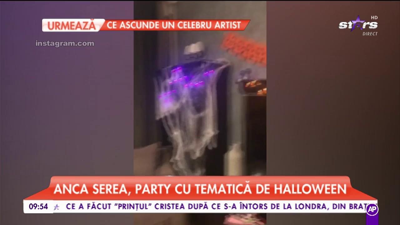 Anca Serea, petrecere de Halloween, acasă! A gătit ca o gospodină pentru petrecerea prichindeilor