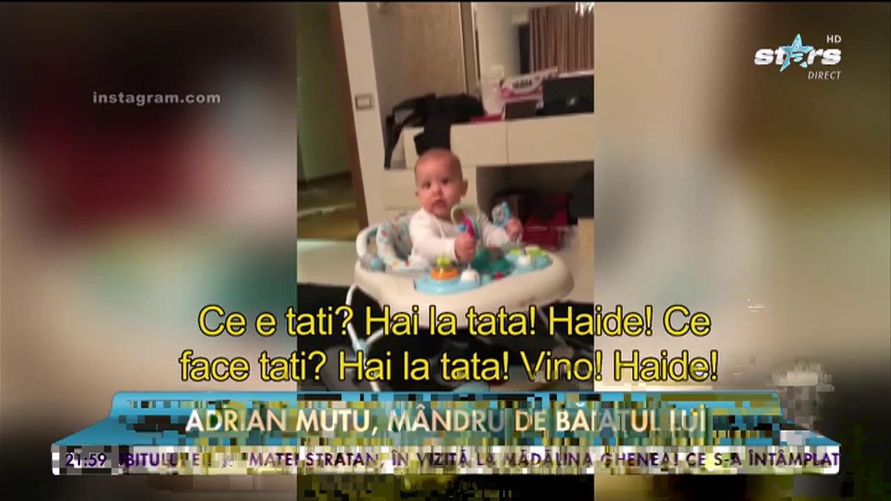 Adrian Mutu, m&acirc;ndru de băiatul lui