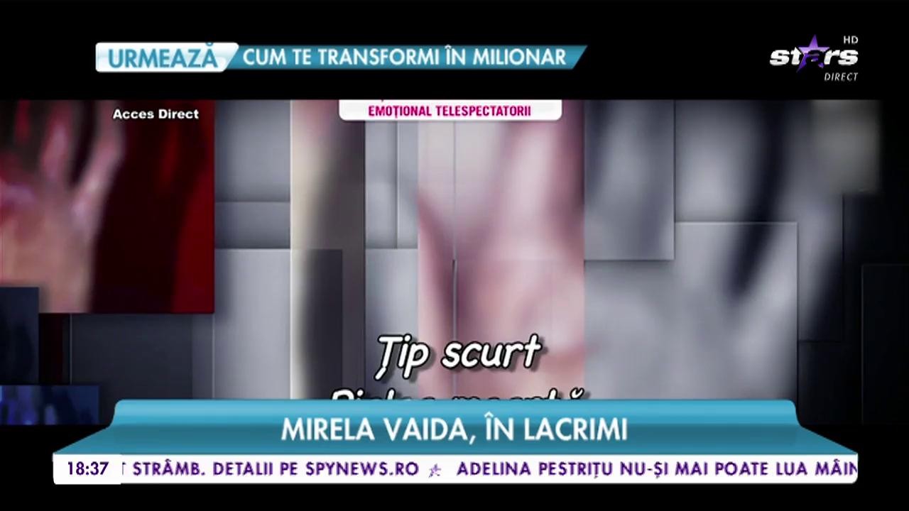 Mirela Vaida, &icirc;n lacrimi. Prezentatoare, impresionată de scrisoarea unei tinere, victimă &icirc;n Colectiv
