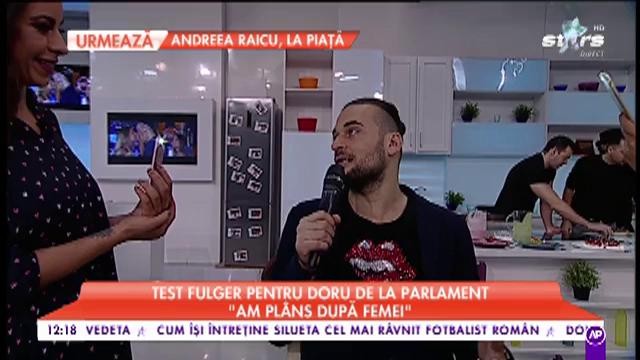 Test fulger pentru Doru de la Red Parlament: &rdquo;Cu primii bani c&acirc;știgați mi-am cumpărat o chitară&rdquo;