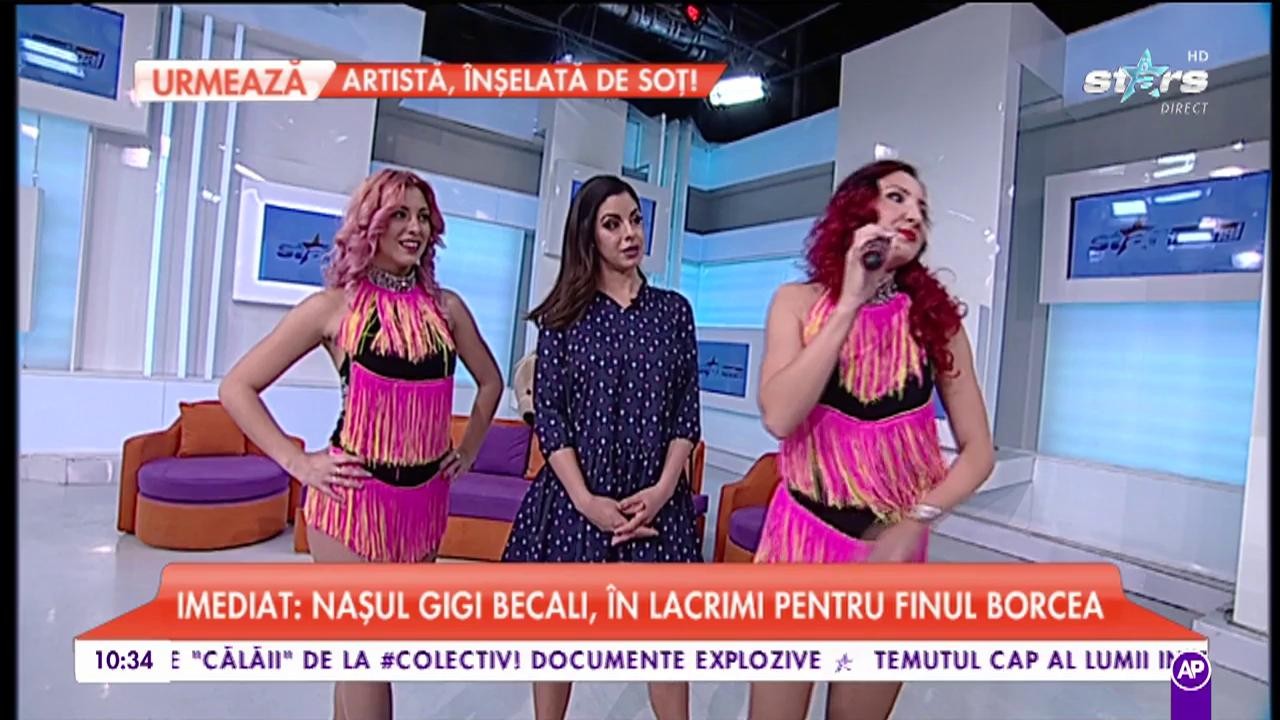 Alexandra, Ruxandra și Oana, membrele Gold ART Cabaret lucrează singure la coregrafie și vestimentație