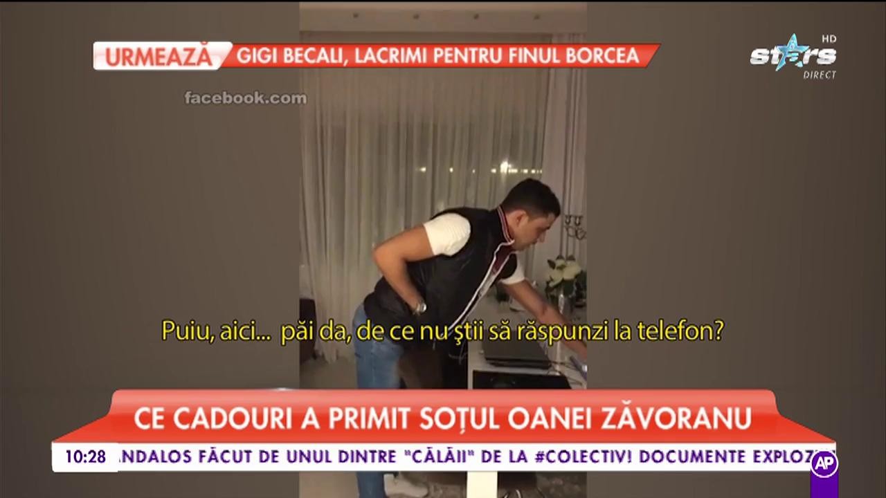 Ce cadouri a primit soțul Oanei Zăvoranu