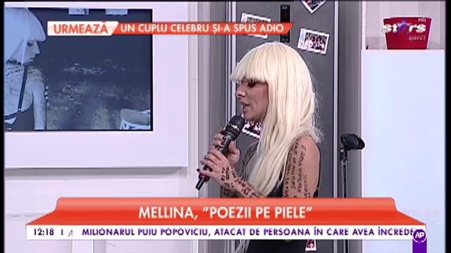 Mellina vorbește despre relația cu sora ei și despre melodia &rdquo;Poezii pe piele&rdquo;