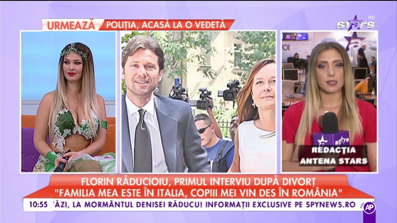 Florin Răducioiu, primul interviu după divorț: &rdquo;Familia mea este &icirc;n Italia, copiii mei vin des &icirc;n Rom&acirc;nia&rdquo;