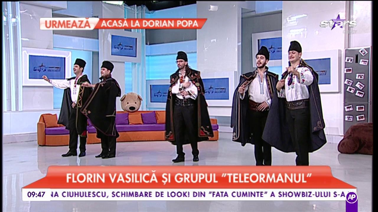 Florin Vasilică și grupul &rdquo;Teleormanul&rdquo; c&acirc;ntă &icirc;n platoul Star Matinal