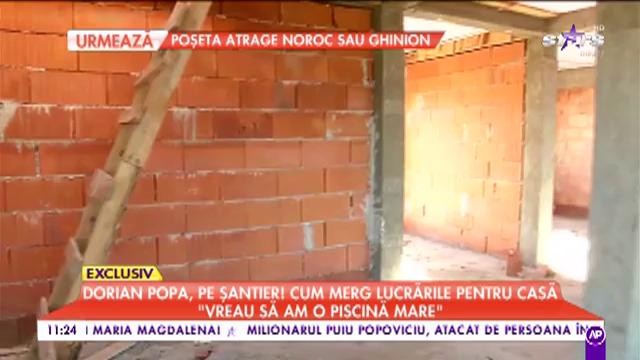 Dorian Popa, pe șantier! Cum merg lucrările pentru casă: &rdquo; Pe iubita mea o las să se implice la design-ul casei&rdquo;