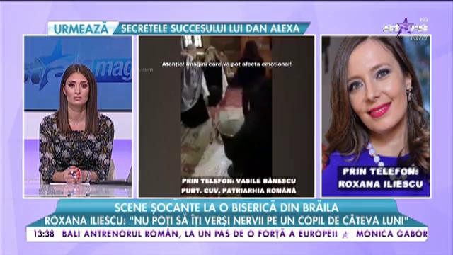 Imagini șocante la un botez din Brăila! Preotul bruschează bebeluşul