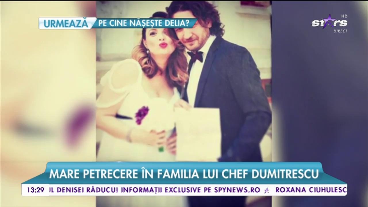 Mare petrecere &icirc;n familia lui chef Dumitrescu! &Icirc;mpreună cu chef Scărlătescu au sărbătorit-o pe Cristina, soţia sa