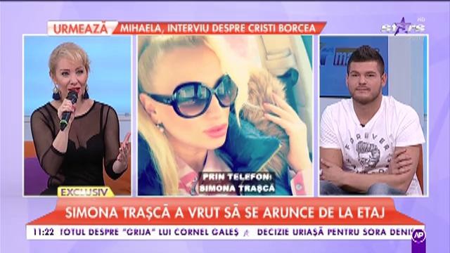 Simona Trașcă a vrut să se arunce de la etaj: &rdquo;Am avut mai multe răni&rdquo;