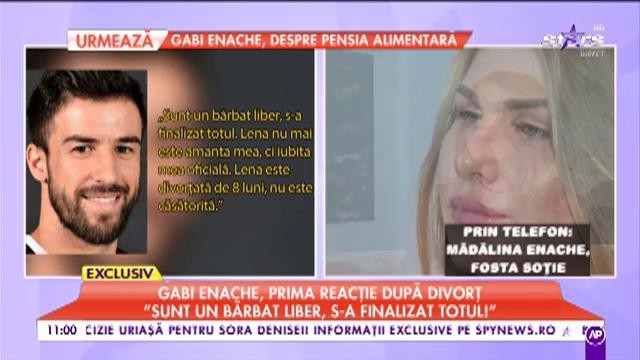 Fosta soție a lui Gabi Enache: &rdquo;Avem custodie comună. Nu am nevoie de banii lui, dar fata merită&rdquo;