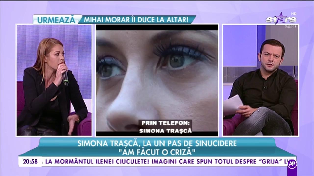 Simona Trașcă: &bdquo;Din copilărie &icirc;mi doream să mor. &Icirc;n familie am avut 3 sinucideri&rdquo;
