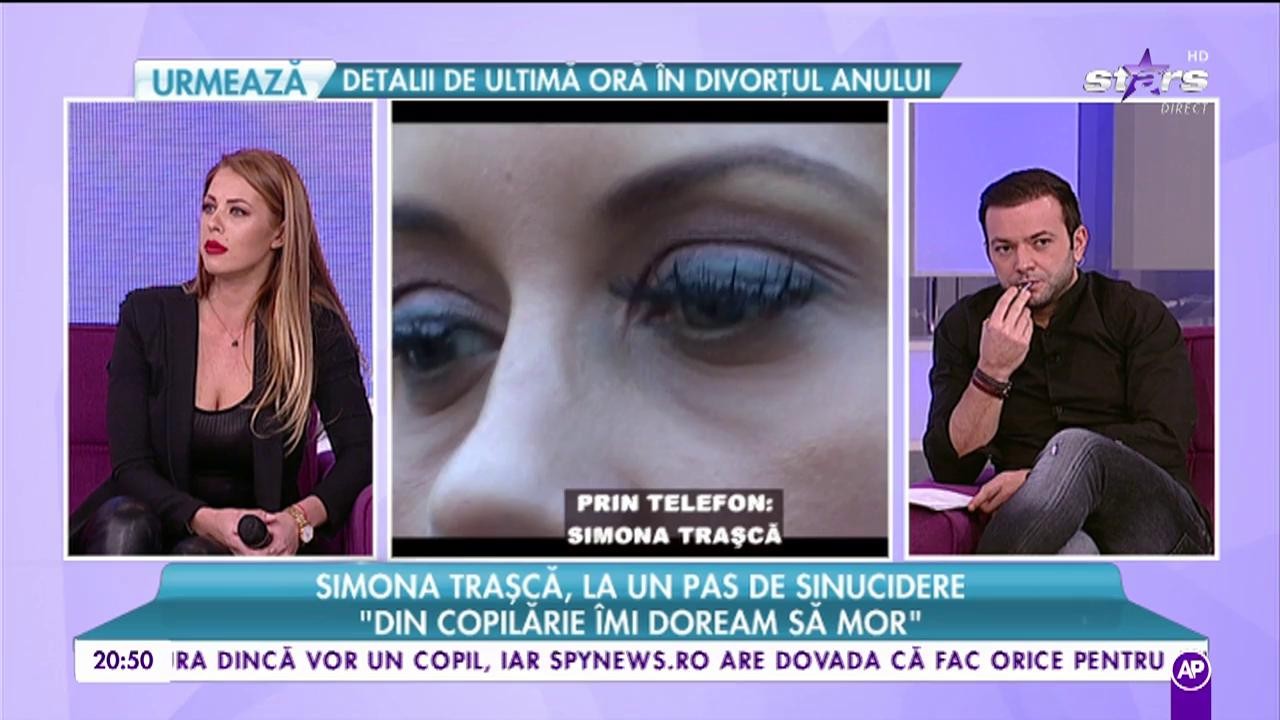 Simona Trașcă, la un pas de sinucidere: &rdquo;Din copilărie &icirc;mi doream să mor&rdquo;