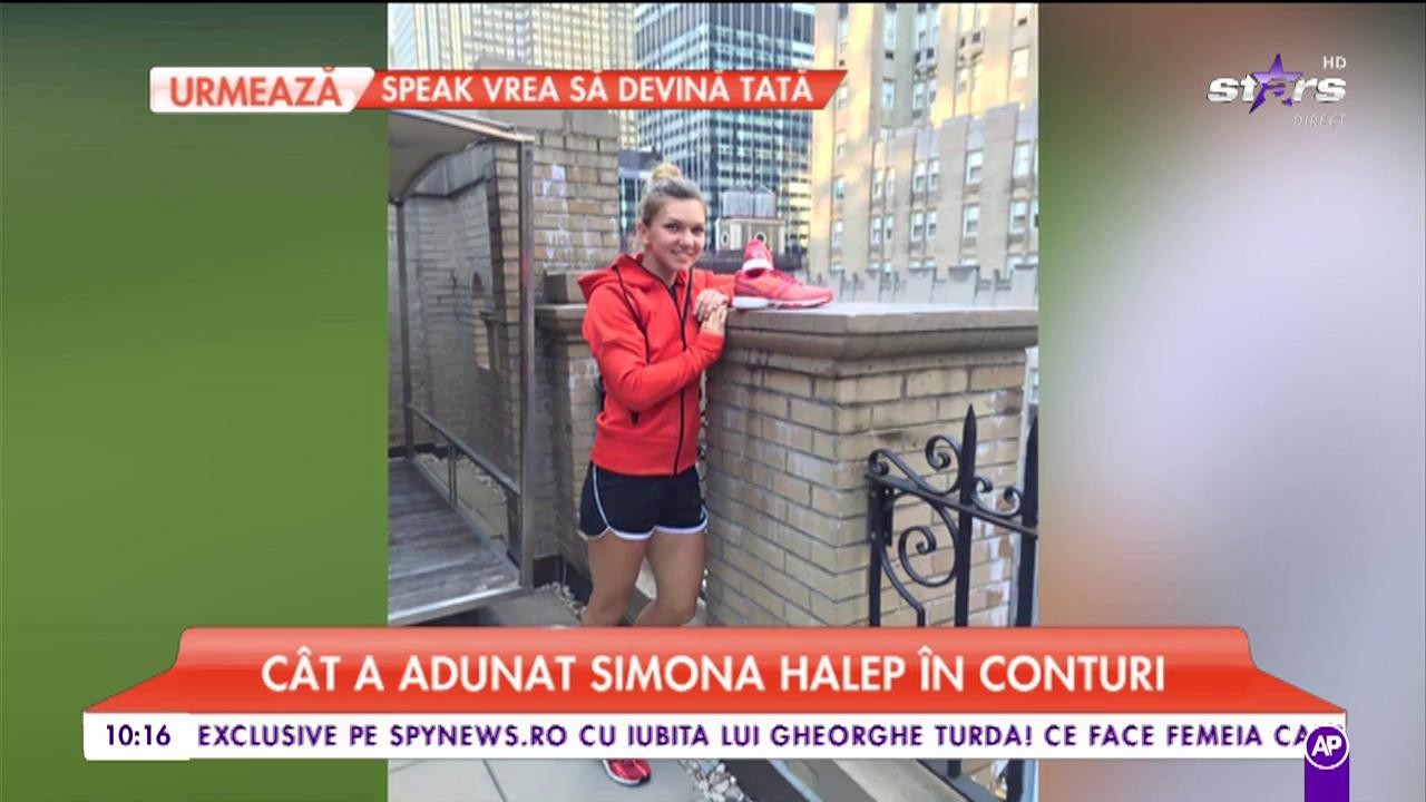 C&acirc;t a adunat SImona Halep &icirc;n conturi