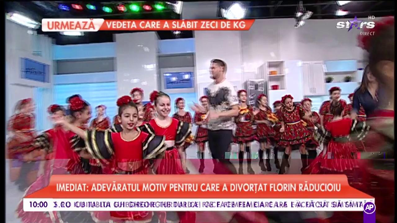 Trupa &rdquo;Ana Dance&rdquo; &icirc;n platoul Star Matinal. Micuțele au facut show
