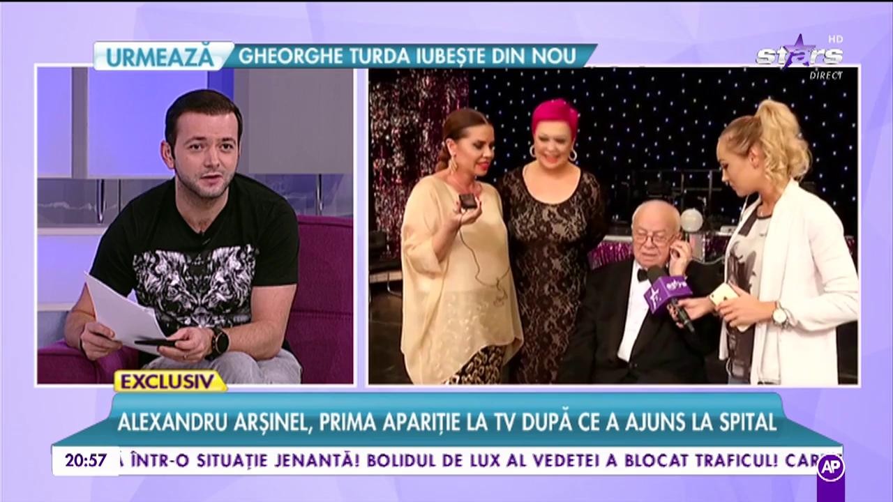 Alexandru Arșinel, prima apariție la TV după ce a ajuns la spital: &rdquo;Unii au vorbit ca niște jeguri!&rdquo;