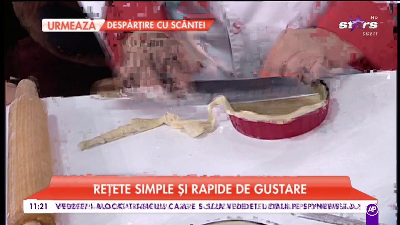 Preparate sănătoase și gustoase. Tartă Quiche Lorraine, delicioasă și ușor de preparat