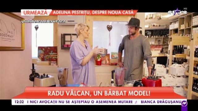 Radu V&acirc;lcan, un bărbat model. Vedeta a gătit un tort, iar rezultatul este minunat