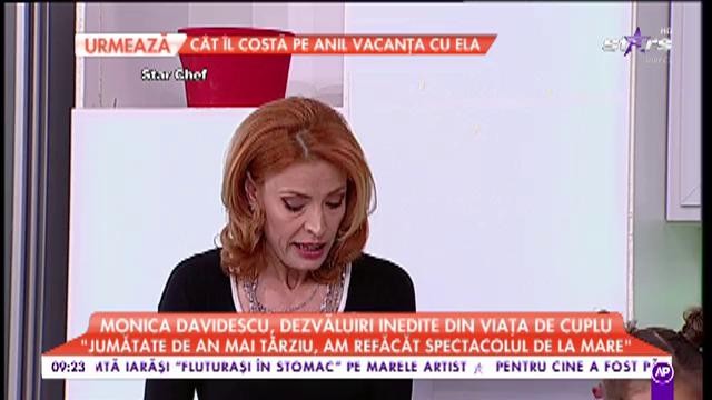 Monica Davidescu, dezvăluiri inedite din viața de cuplu: "&Icirc;mi aduc aminte că l-am văzut &icirc;n vara anului 1989"