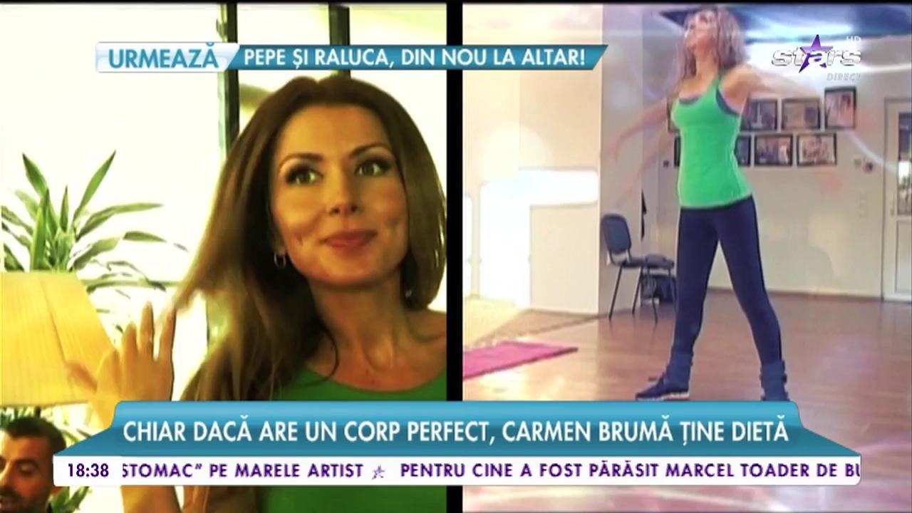 Chiar dacă are un corp perfect, Carmen Brumă ține dietă. Cum &icirc;și păstrează silueta de invidiat