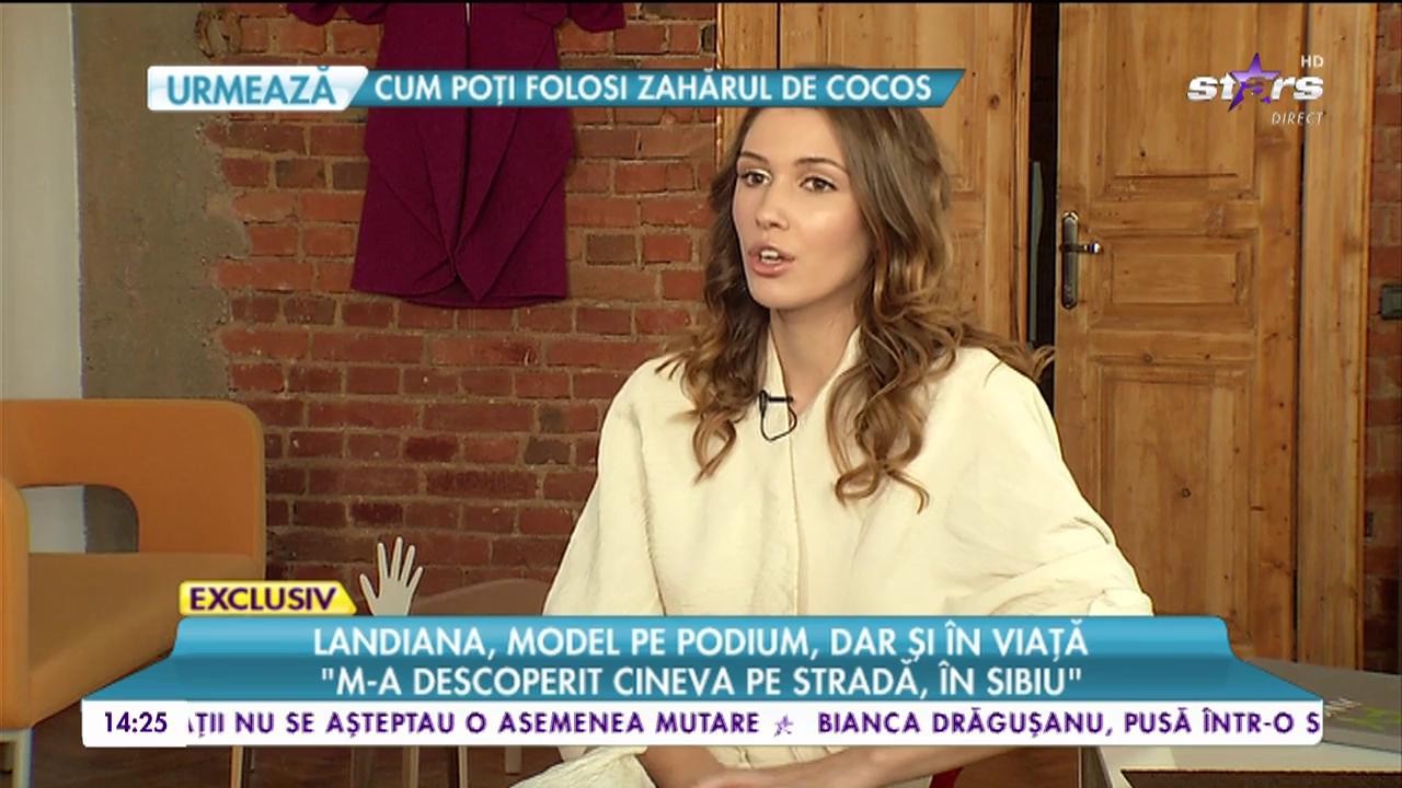 Landiana, model pe podium dar și &icirc;n viață: &rdquo;Mereu am vrut să mă autodepășesc&rdquo;