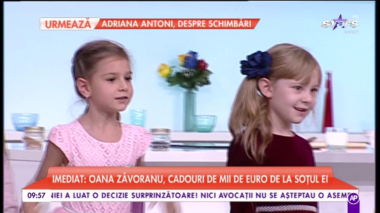 Alina Sorescu și copii săi de la Școala de dans, spectacol &icirc;n platoul matinalilor