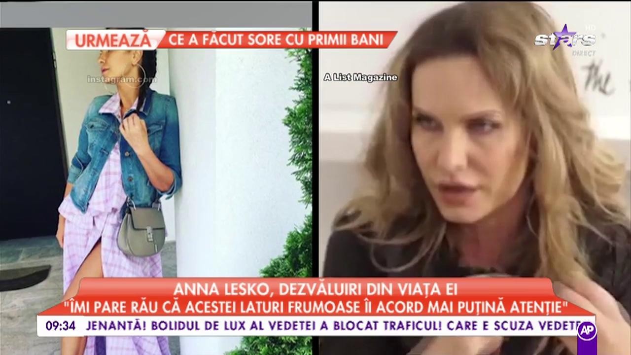 Anna Lesko, dezvăluiri din viața ei. Pasiunile ascunse ale vedetei